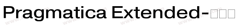 Pragmatica Extended字体转换